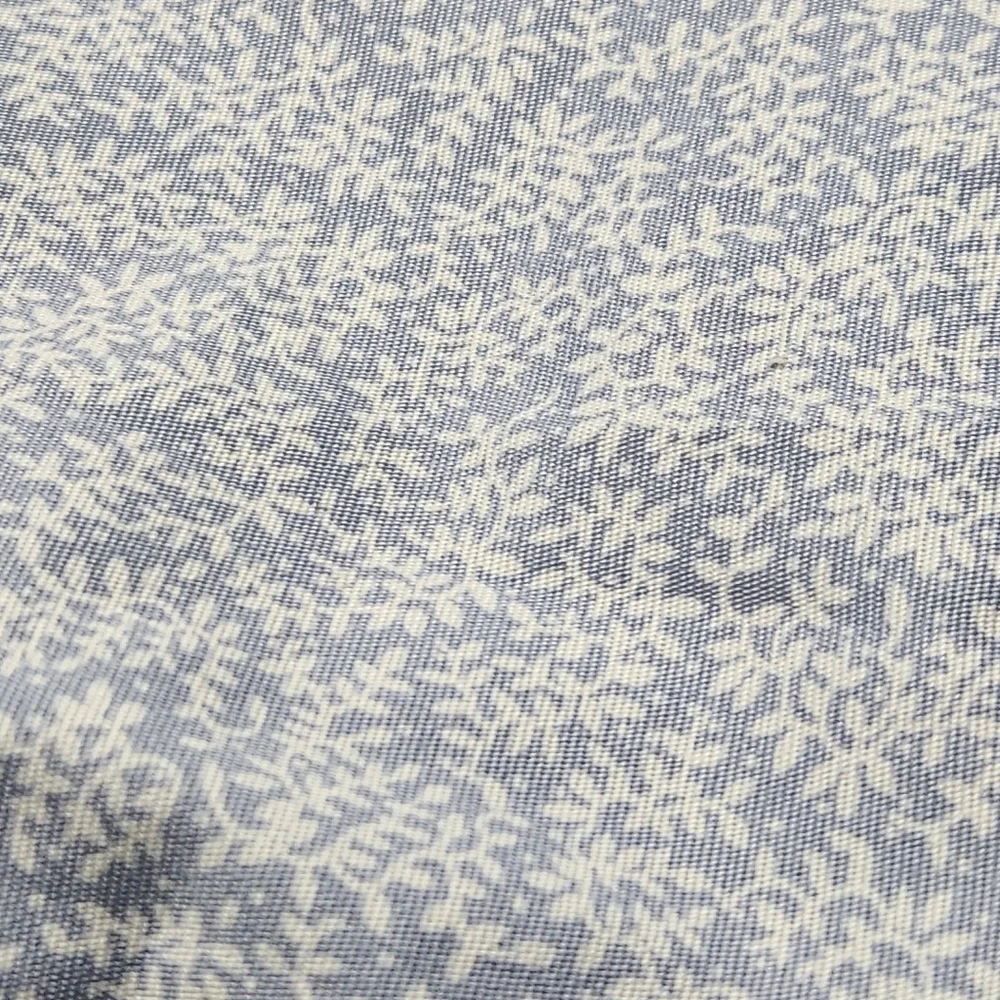 2 NWOT Laura Ashley VTG Euro Shams Light Blue Ground w White Botanical Sprig